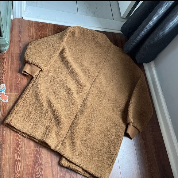 Madewell Sherpa cocoon coat size medium - Picture 5 of 6